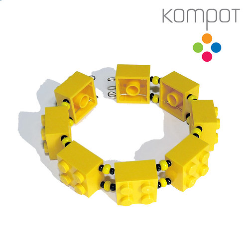 LEGO náramek 2 :: žlutý