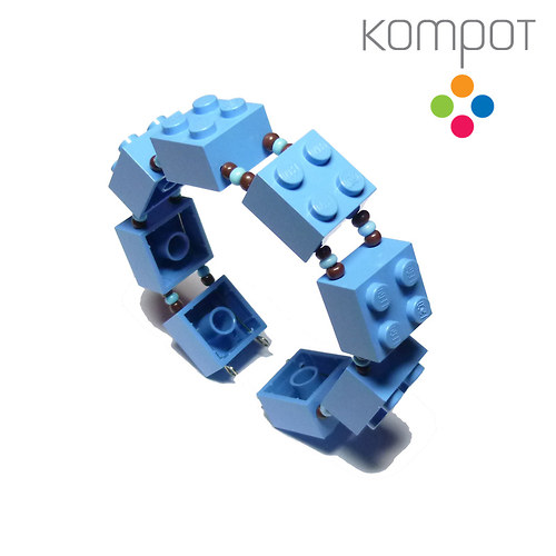 LEGO náramek 2 :: světle modrý — foto 1