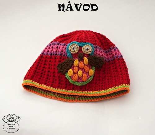 Návod_háčkovaná čepice se sovičkou
