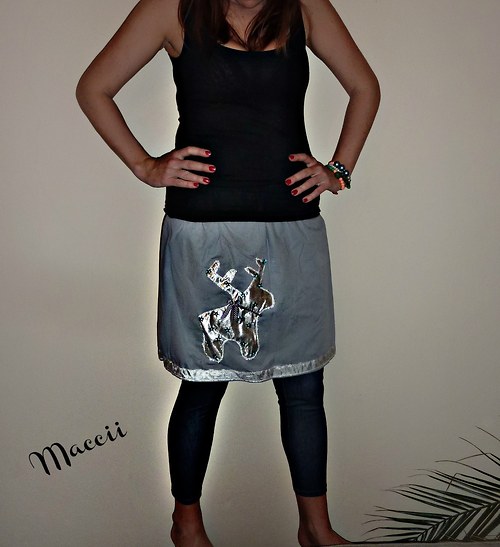 Sukně silver deer... — foto 1