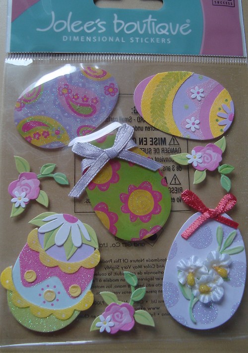Velikonoční vejce 3D samolepky scrapbook — foto 1