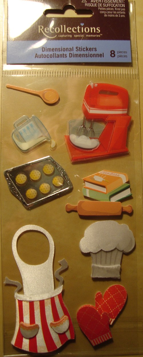 Pečeme 3D samolepky scrapbook — foto 1
