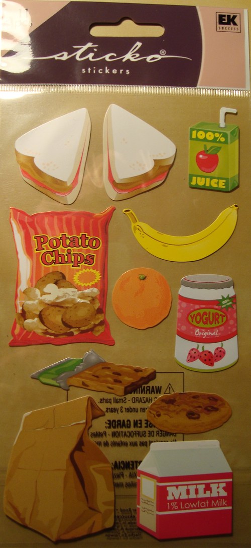 Potraviny samolepky scrapbook — foto 1