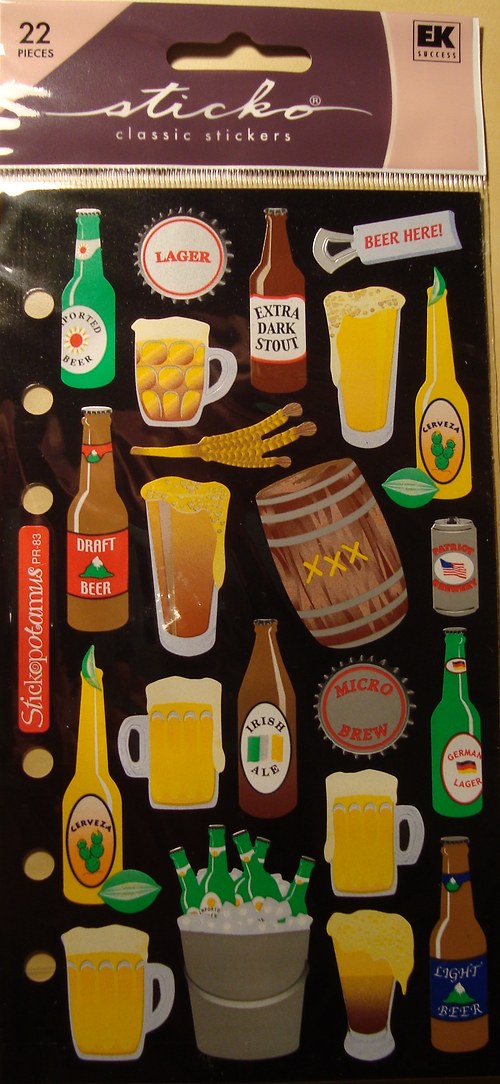 Pivo samolepky scrapbook — foto 1