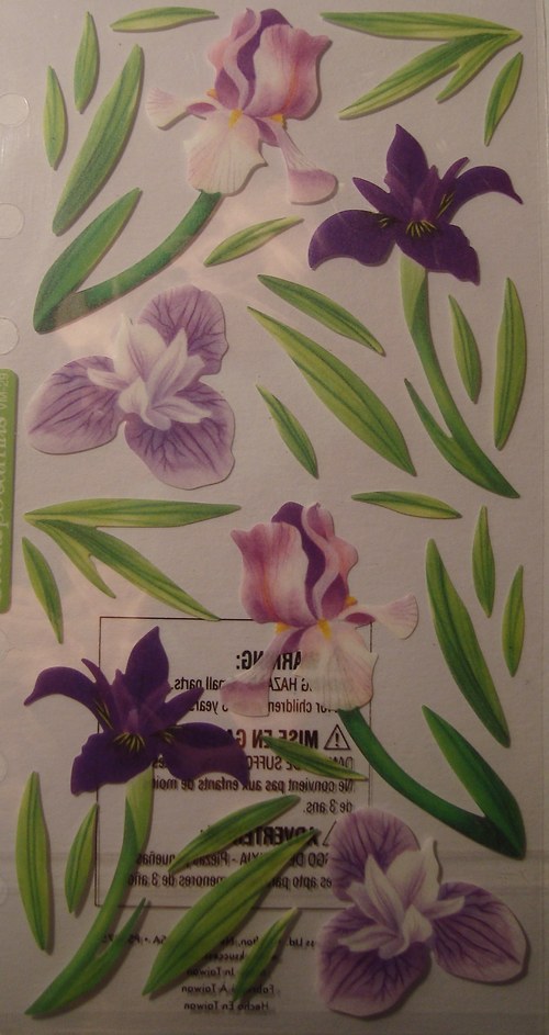Kosatce samolepky scrapbook — foto 1