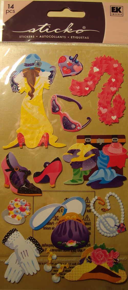 Parádnice samolepky scrapbook — foto 1