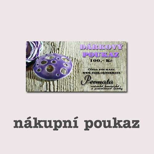 GRAFICKÝ NÁVRH - nákupní poukaz — foto 1
