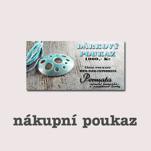 GRAFICKÝ NÁVRH - nákupní poukaz — foto 1