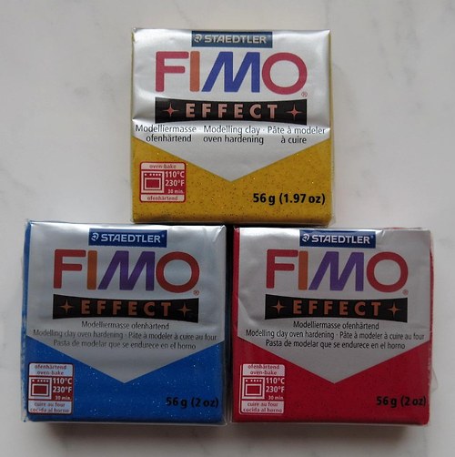 Polymerová hmota fimo effect s glitry — foto 1