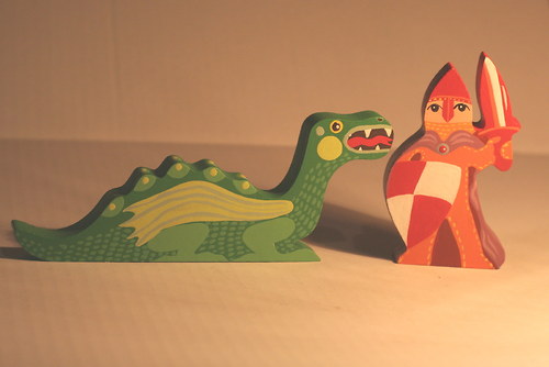 Dřevátka - rytíř a drak — foto 1