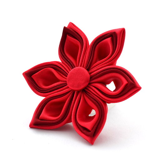 Kanzashi brož Satu — foto 1