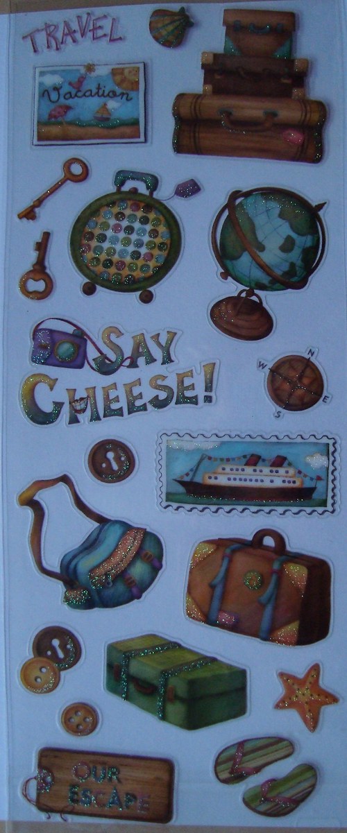 Dovolená samolepky scrapbooking — foto 1