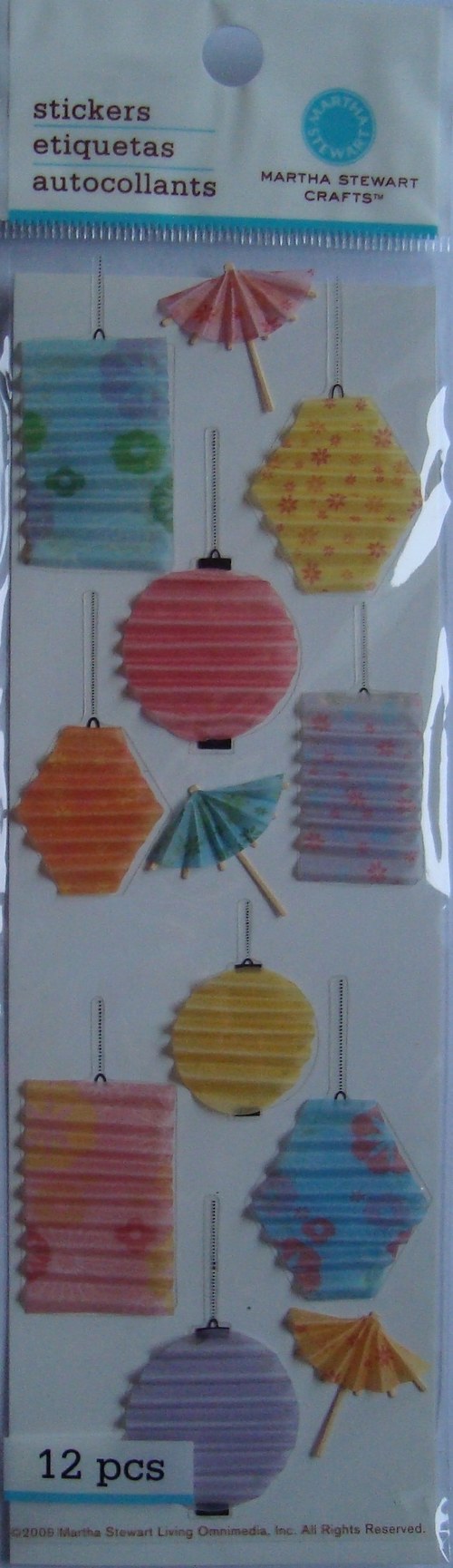 Lampióny 3D samolepky scrapbooking — foto 1
