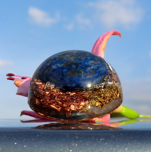 Orgonit A8 - Polokoule velká - Lapis * Meditace — foto 1