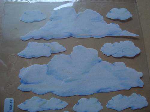 Mraky samolepky scrapbooking — foto 1