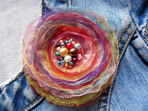 Brož "Duhová 2" , 8cm — foto 1