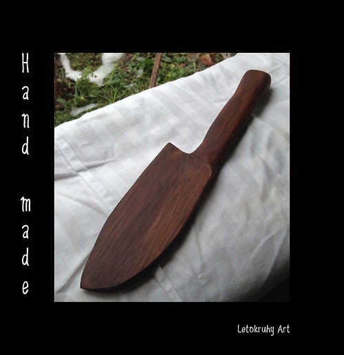 Černý nůž santoku — foto 1