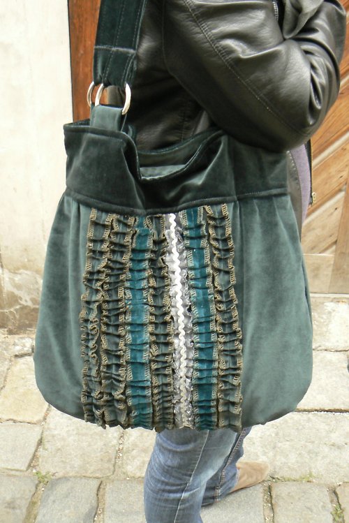 Sametová taška LOIZEAU — foto 1