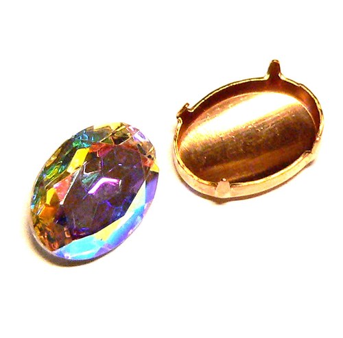 19/1) 8x6mm kotlík+dublet-crystal AB