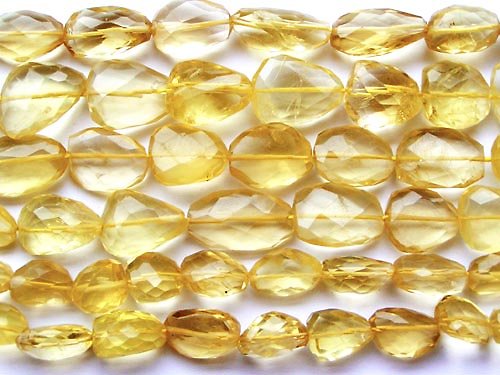 Lemon quartz - broušené kameny — foto 1