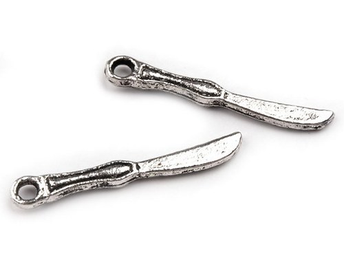 Přívěsek NŮŽ 3x21mm 2ks