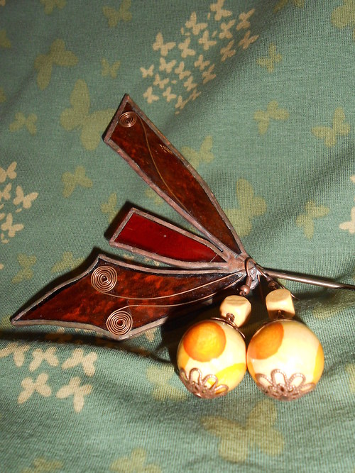 Dřevěné kulaté....žluté — foto 1
