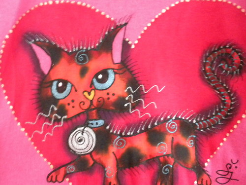 Tričko Cat in Love, dl. rukáv