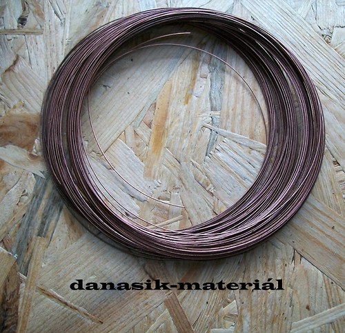 MĚDĚNÝ PAMĚŤOVÝ OBOJKOVÝ DRÁT- 11 cm