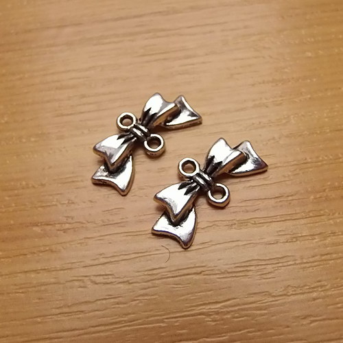 Mašlička- starostříbro - 20x 10mm