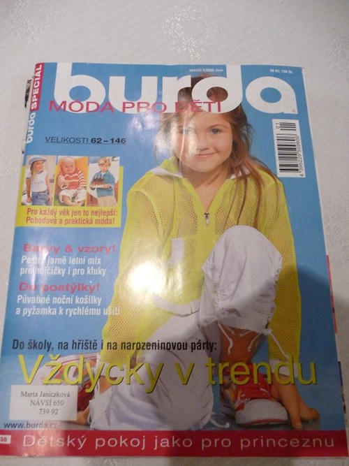 BURDA pro děti vel. 62-146 — foto 1