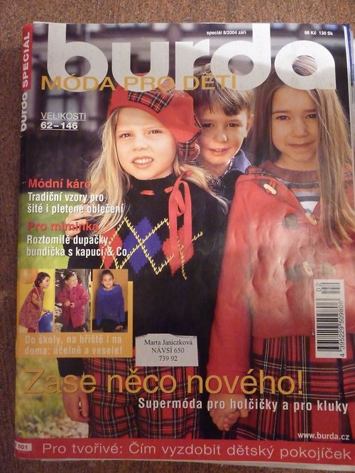 BURDA pro děti vel. 62-146 — foto 1
