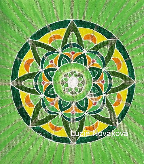 Zelená mandala — foto 1