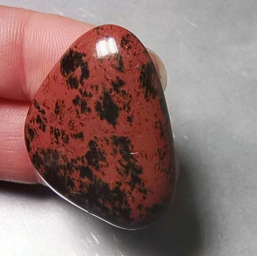 Obsidián mahagonový - placka 931 — foto 1