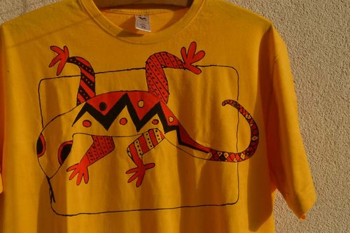 Africká ještěrka — foto 1