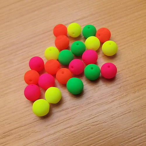 Neonové kuličky 10mm - směs
