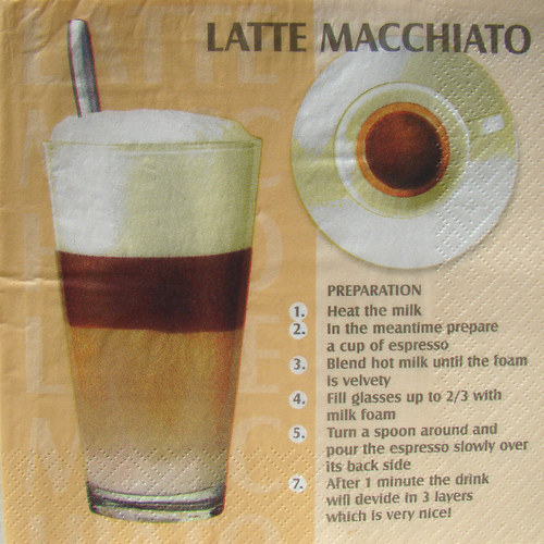 Ubrousek "Latte macchiato"