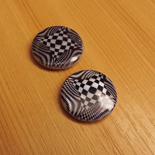 Perleťové placky 20 mm - 2 kusy