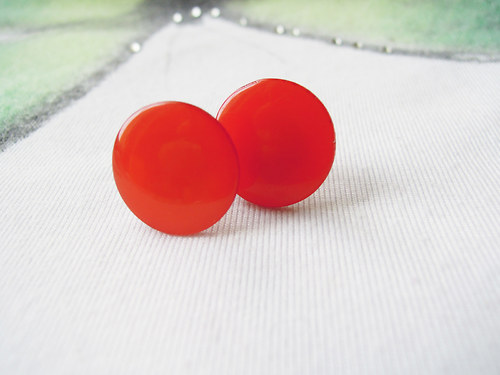Oranžové 15mm - chirurgická ocel — foto 1
