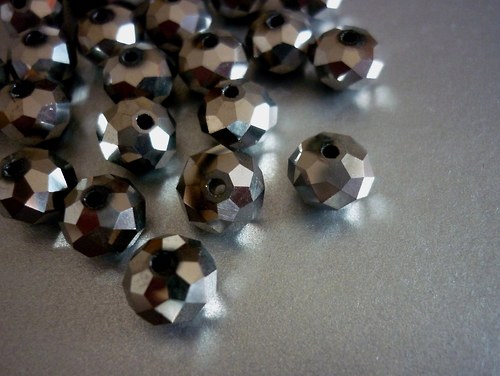 X15 / rondelky GREY 8x6mm / 10 kusů