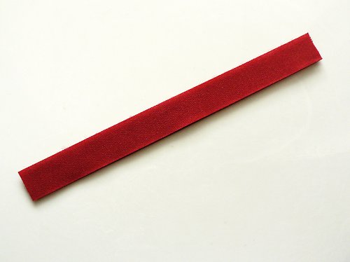 Suchý zip červený - 2x20cm — foto 1