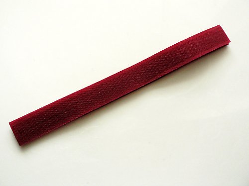 Suchý zip vínový - 2x20cm — foto 1