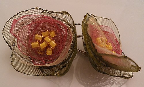 Náušnice jabloňka — foto 1