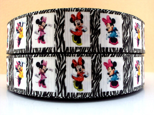 Stuha rypsová š.25 mm: Minnie