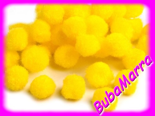 ~ 20ks ~ Bambulky ~ Ø13mm ~ žlutá