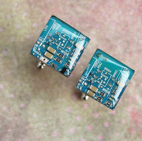 IT manžetové knoflíčky /turquoise/ — foto 1