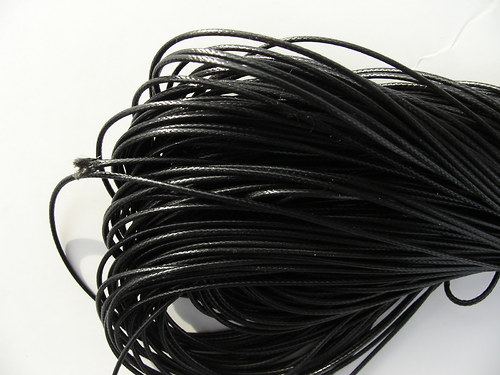 Nylonové lanko, černé 1 mm — foto 1