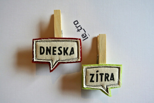 DNESKA, ZÍTRA sada kolíčků — foto 1