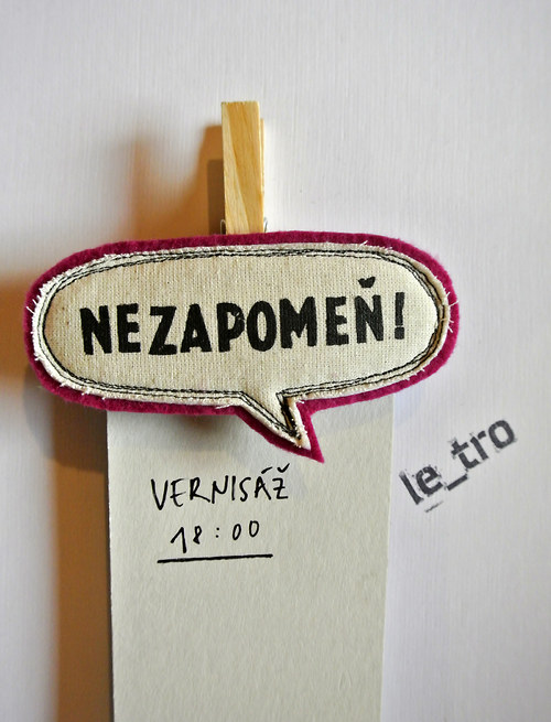 NEZAPOMEŇ! kolíček — foto 1