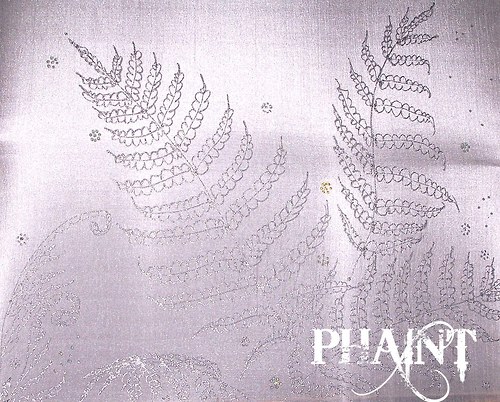 Šála hedvábná "Silver Fern"" — foto 1