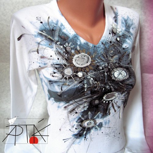 Triko dámské, "KYTKY", S — foto 1